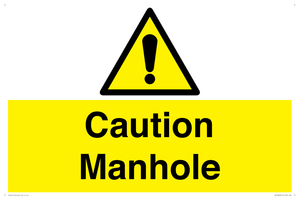 Caution Manhole